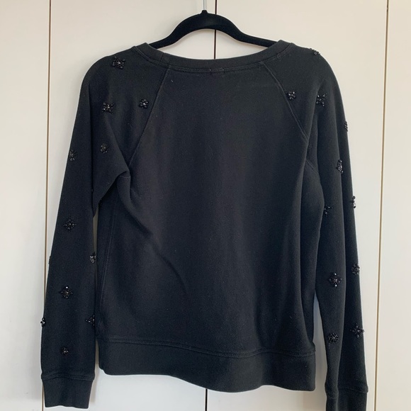 J crew Embellished Pullover in Black - Picture 4 of 8